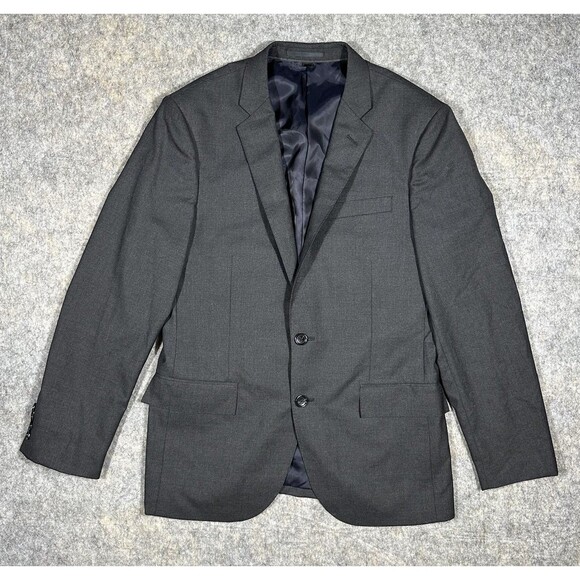 J. Crew Ludlow Blazer Men’s 38S Gray Loro Piana 100% Wool Two Button Coat READ - Picture 1 of 15
